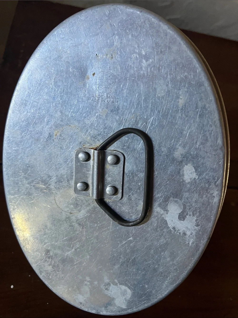 Steamed pudding or bread pudding pan mid 20th century